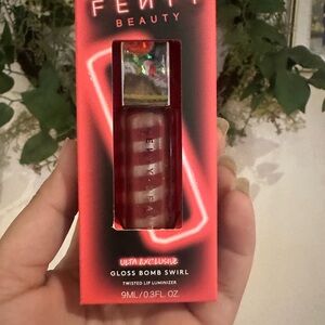 Fenty Beauty Lip Product in Bold Red Packaging